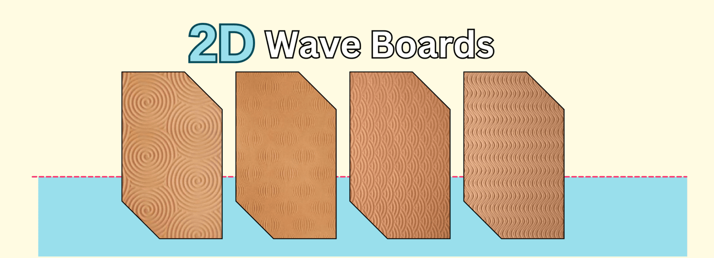 2D Wave Boards