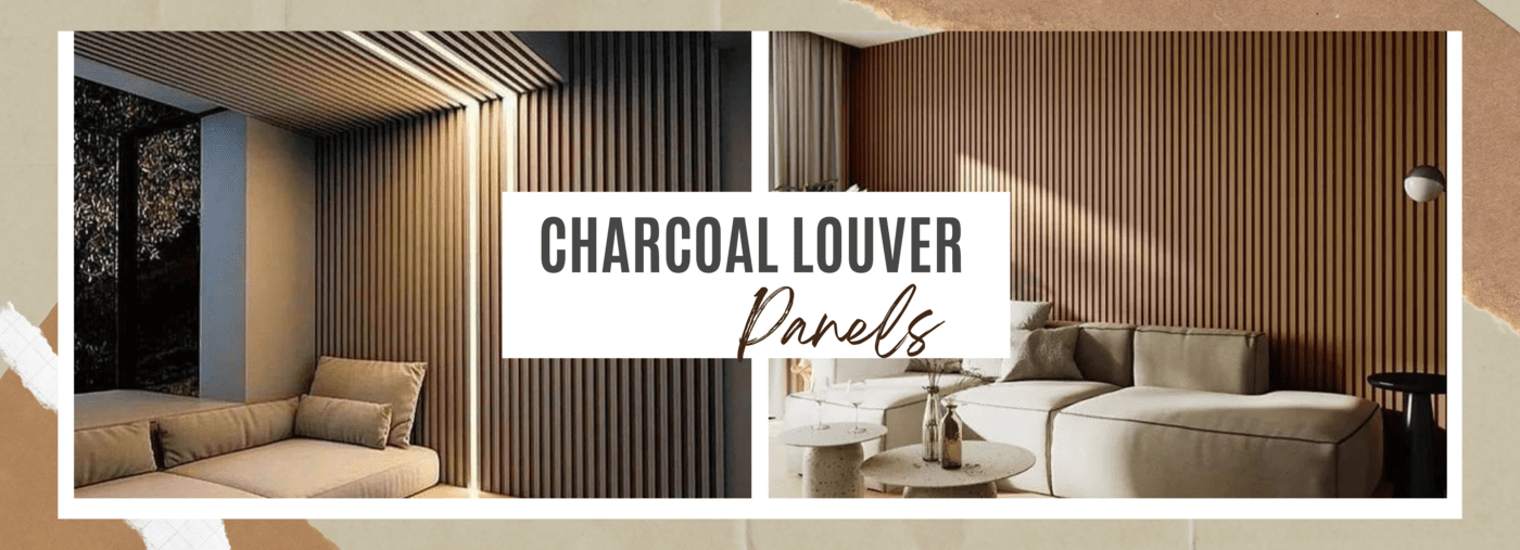 Charcoal Louvers Panels Charcoal Louvers Panels