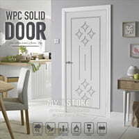 Solid WPC Bathroom Door ₹1990