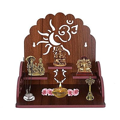 Sehrawat Brothers Wooden Pooja Mandir for Home & Office SB015