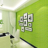 3D Light Blue Brick Wall Stickers Panel Self Adhesive 3D Light Blue Brick Wall Stickers Panel Self Adhesive