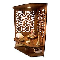 Sehrawat Brothers Wooden Pooja Mandir for Home & Office SB017