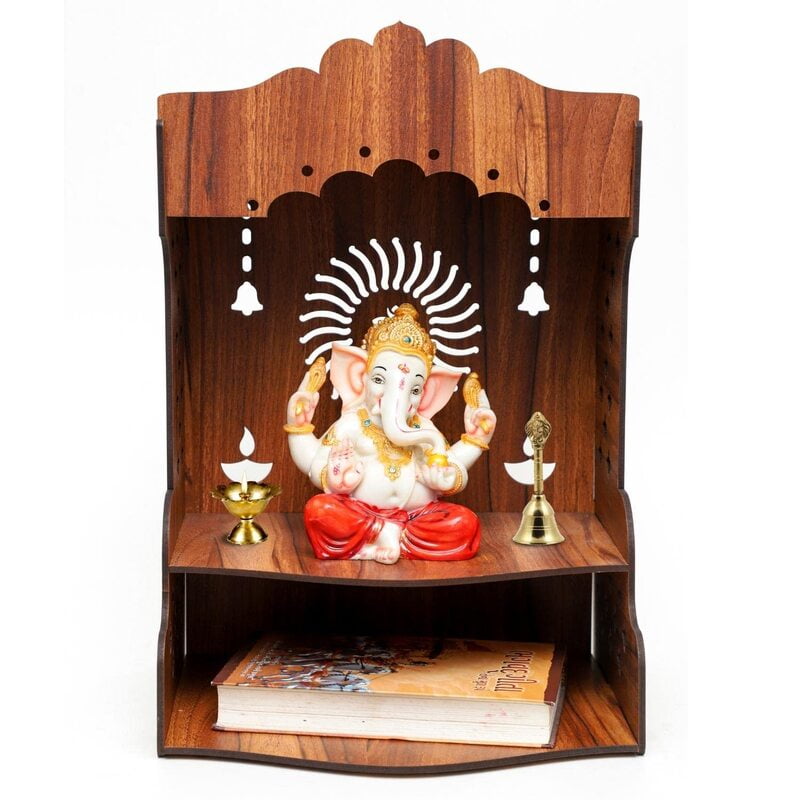 Sehrawat Brothers Wooden Pooja Mandir for Home & Office SB016