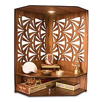 Sehrawat Brothers Wooden Pooja Mandir for Home & Office SB017 Sehrawat Brothers Wooden Pooja Mandir for Home & Office SB017
