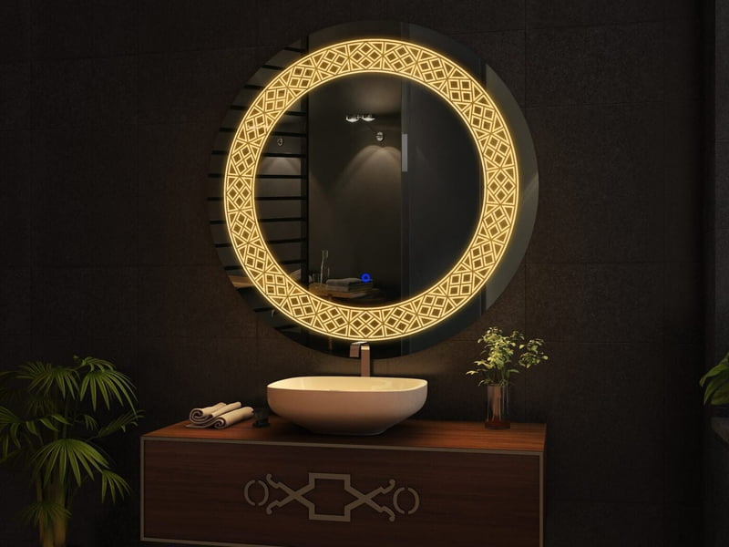 LED Mirror With Lights Sensor