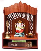 Sehrawat Brothers Wooden Pooja Mandir for Home & Office SB019 Sehrawat Brothers Wooden Pooja Mandir for Home & Office SB019