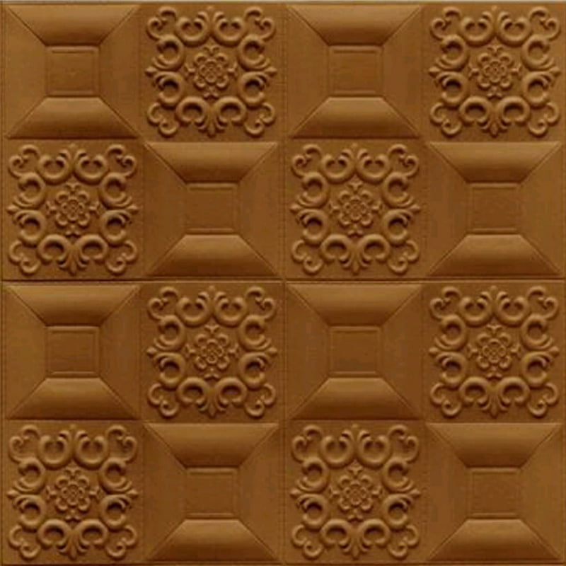 Brown E001 Wall Stickers Panel Self Adhesive Brown E001 Wall Stickers Panel Self Adhesive