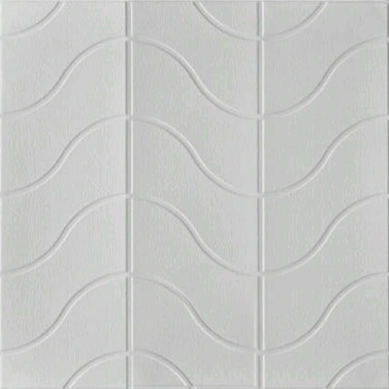 White Wave Wall Stickers Panel Self Adhesive White Wave Wall Stickers Panel Self Adhesive