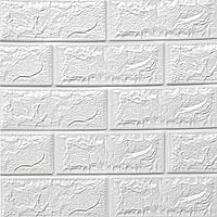 3D White Brick Wall Stickers Panel Self Adhesive
