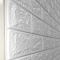 3D White Brick Wall Stickers Panel Self Adhesive 3D White Brick Wall Stickers Panel Self Adhesive