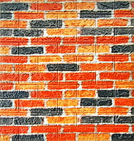 3D Self Adhesive Multicolor Brick Wall Stickers White 3D Self Adhesive Multicolor Brick Wall Stickers White