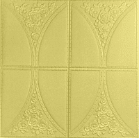 Golden Cushioning 4 Box Wall Stickers Panel Self Adhesive Golden Cushioning 4 Box Wall Stickers Panel Self Adhesive