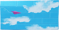 3D Self Adhesive Cloudy Sky Brick Wall Stickers 3D Self Adhesive Cloudy Sky Brick Wall Stickers