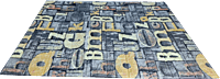 3D Self Adhesive Alphabetical Brick Wall Stickers 3D Self Adhesive Alphabetical Brick Wall Stickers