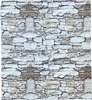 3D Self Adhesive Brown Mix Brick Wall Stickers 3D Self Adhesive Brown Mix Brick Wall Stickers