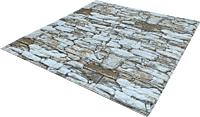 3D Self Adhesive Brown Mix Brick Wall Stickers 3D Self Adhesive Brown Mix Brick Wall Stickers