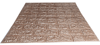 3D Self Adhesive Coffee Brick Wall Stickers 3D Self Adhesive Coffee Brick Wall Stickers