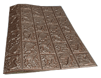 3D Self Adhesive Coffee Brick Wall Stickers 3D Self Adhesive Coffee Brick Wall Stickers