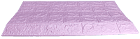3D Self Adhesive Purple Brick Wall Stickers