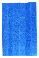 3D Self Adhesive Dark Blue Brick Wall Stickers 3D Self Adhesive Dark Blue Brick Wall Stickers