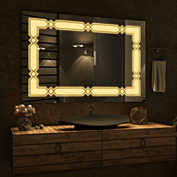 Rectangular Touch Sensor LED Mirror for Bedroom 01 Rectangular Touch Sensor LED Mirror for Bedroom 01