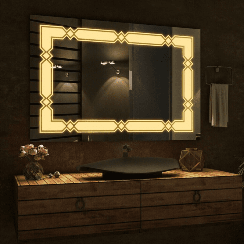 Rectangular Touch Sensor LED Mirror for Bedroom 01 Rectangular Touch Sensor LED Mirror for Bedroom 01