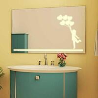Rectangular Touch Sensor LED Mirror for Kids Room 018 Rectangular Touch Sensor LED Mirror for Kids Room 018