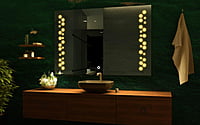Rectangular Touch Sensor LED Mirror for Office 08 Rectangular Touch Sensor LED Mirror for Office 08