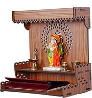 Sehrawat Brothers Wooden Pooja Mandir for Home & Office SB007