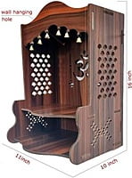 Sehrawat Brothers Beautiful Wooden Pooja Mandir for Home & Office SB001