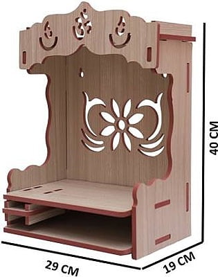 Sehrawat Brothers Wooden Pooja Mandir for Home & Office SB010