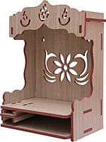 Sehrawat Brothers Wooden Pooja Mandir for Home & Office SB010 Sehrawat Brothers Wooden Pooja Mandir for Home & Office SB010