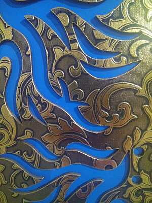 Painted MDF Embossed Jali