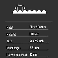 Sehrawat Brothers Fluted Panel SBFP001 Sehrawat Brothers Fluted Panel SBFP001