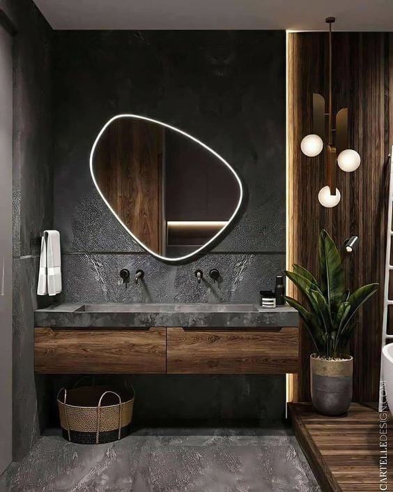 LED Touch Sensor Mirror for Living Washroom 09