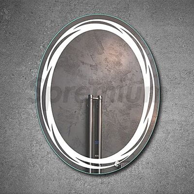 Oval LED Touch Sensor Mirror for Living Room 06