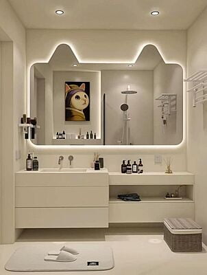 LED Touch Sensor Mirror for Living Washroom 010