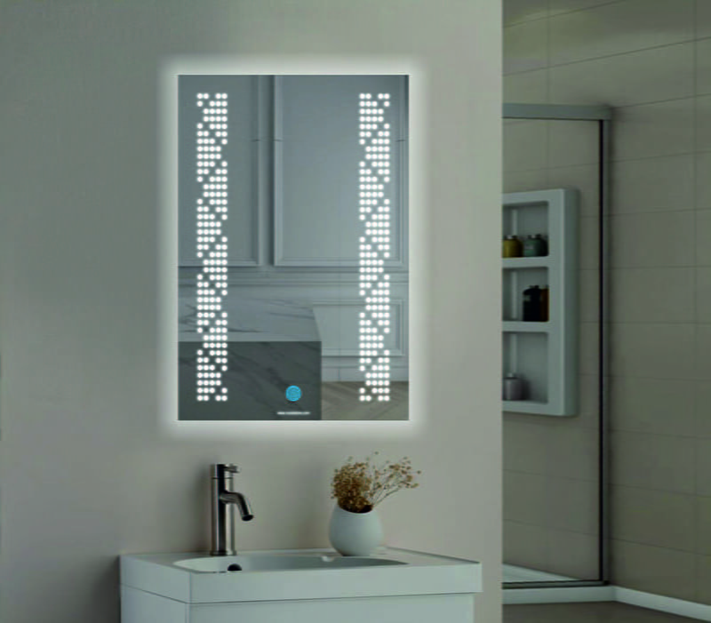 Rectangular Touch Sensor LED Mirror for Washroom 023