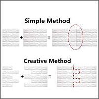 3D White Brick Wall Stickers Panel Self Adhesive 3D White Brick Wall Stickers Panel Self Adhesive