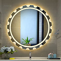 Rounded LED Touch Sensor Mirror For Washroom 014