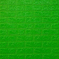 3D Brick Wall Sticker Self Adhesive Green 3D Brick Wall Sticker Self Adhesive Green